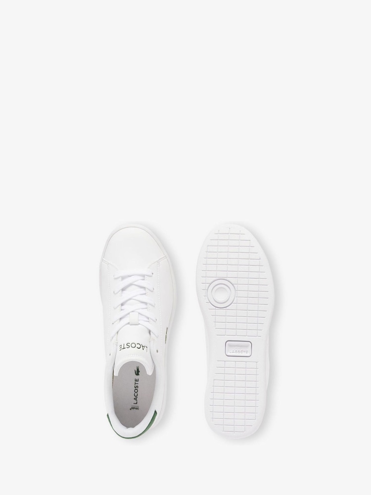 Lacoste Boys Carnaby White Trainers - Image 4 of 6