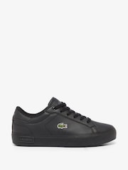 Lacoste Powercourt Black Trainers - Image 1 of 6