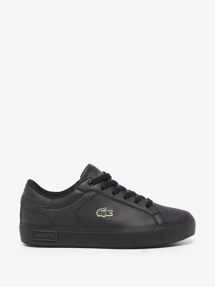 Lacoste Powercourt Black Trainers - Image 1 of 6