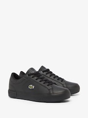 Lacoste Powercourt Black Trainers - Image 2 of 6