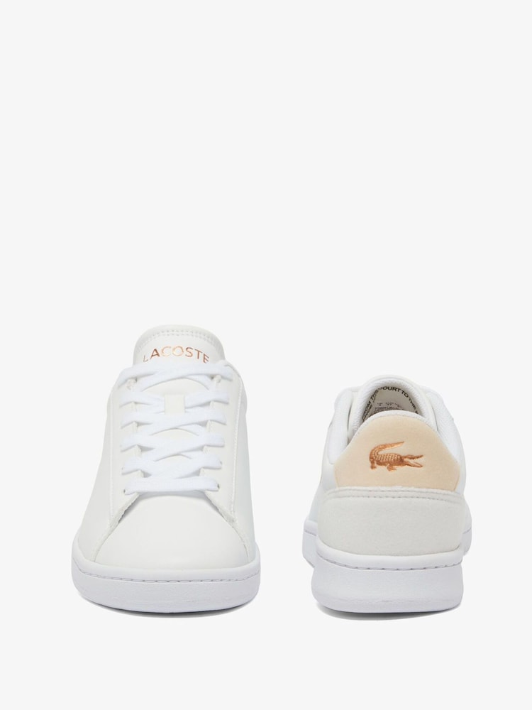 Lacoste Carnaby White Trainers - Image 4 of 6