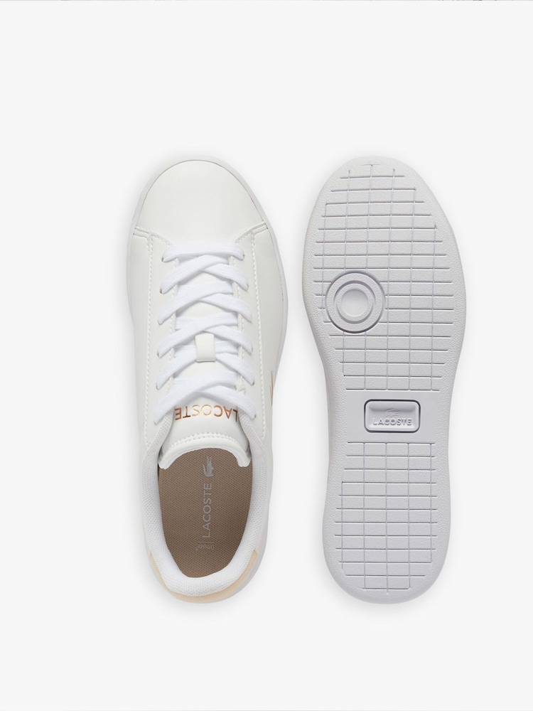 Lacoste Carnaby White Trainers - Image 5 of 6