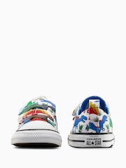 Converse Multi Dinosaur Print Chuck Taylor 2V Trainers - Image 4 of 7