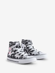 Converse Multi Junior Chuck Taylor Dinosaur Print 1V Easy On Trainers - Image 3 of 9