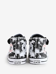Converse Multi Infant Chuck Taylor Dinosaur Print 1V Easy On Trainers - Image 4 of 9
