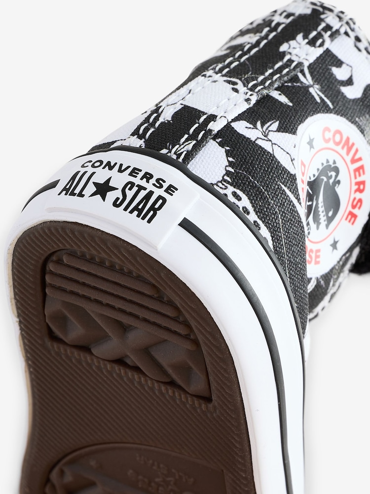 Več - Converse mlajši otroci Chuck Taylor Dinosaur potisk; vzorec 1V športni copati Easy On - Slika 9 iz 9 Več - Converse mlajši otroci Chuck Taylor Dinosaur potisk; vzorec 1V športni copati Easy On - Slika 9 iz 9