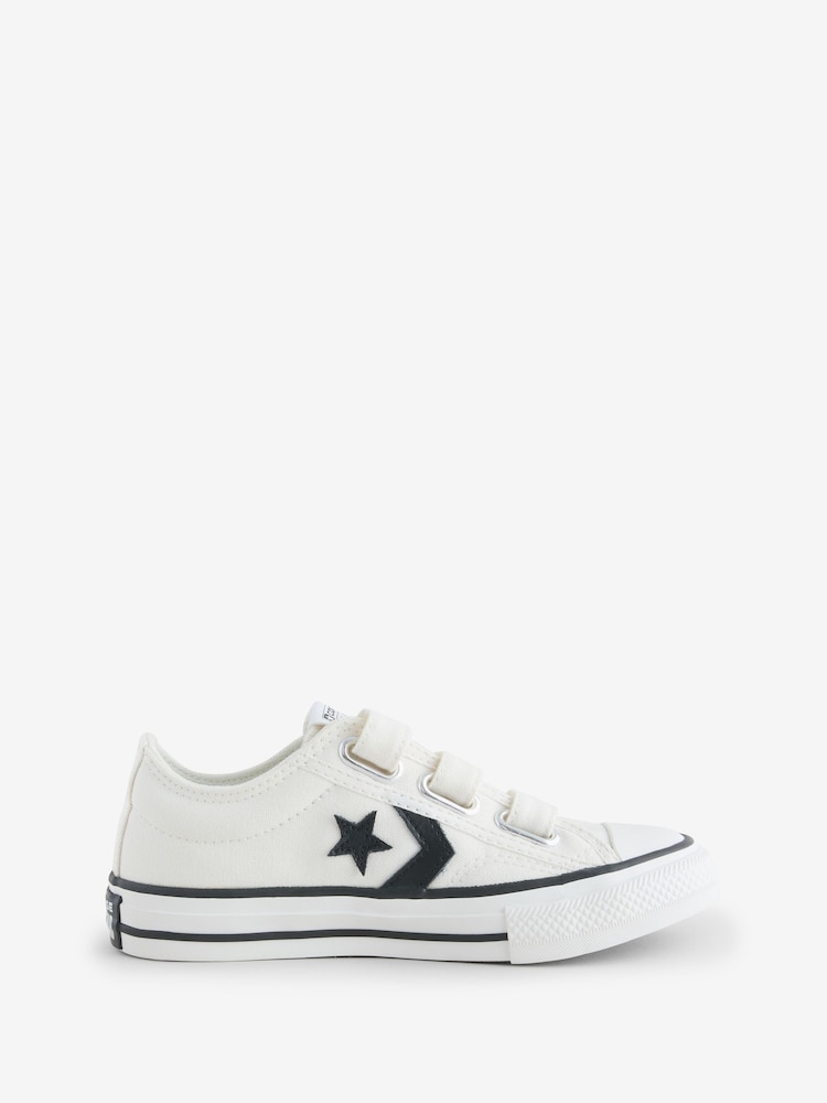 Blanco - Zapatillas de deporte fáciles de poner para niños Star Player 76 3v de Converse - Imagen 1 de 9 Blanco - Zapatillas de deporte fáciles de poner para niños Star Player 76 3v de Converse - Imagen 1 de 9