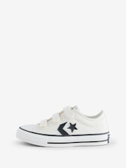 Converse White Junior Star Player 76 3V Trainers - Image 2 of 9