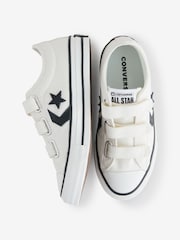Converse White Junior Star Player 76 3V Trainers - Image 5 of 9