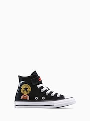 Converse Black Tom and Jerry 1V High Top Trainers - Image 1 of 8