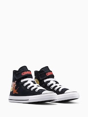 Converse Black Tom and Jerry 1V High Top Trainers - Image 3 of 8