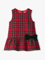 Hatley Red Plaid Pinafore 100% Cotton Dress - Image 1 of 3