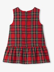 Hatley Red Plaid Pinafore 100% Cotton Dress - Image 3 of 3