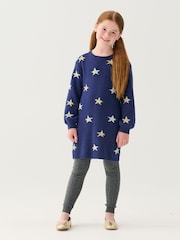 Hatley Blue Starlight Easy Jumper Dress - Image 1 of 3