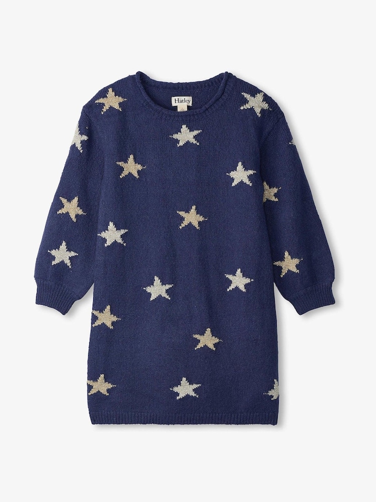 Hatley Blue Starlight Easy Jumper Dress - Image 2 of 3