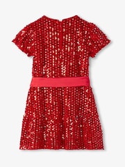 Hatley Red Sequins Velvet Party Dress - Image 3 of 3