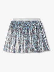 Hatley Silver Flower Shimmer Sequin Skirt - Image 2 of 2