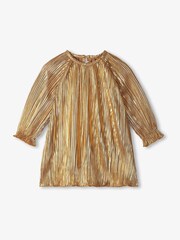 Hatley Gold Metallic Party Dress - Image 1 of 3