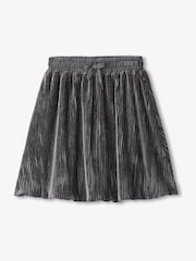 Hatley Silver Shine Pleated Velour Skirt - Image 1 of 2