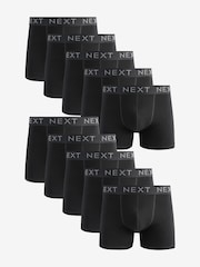 Black Rich Trunk Boxers 10 Pack - Image 1 of 2
