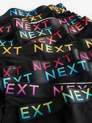 Black Ombre Colour Waistbands Rich Trunk Boxers 10 Pack - Image 12 of 13