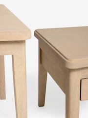 Set of 2 Light Sadie Soild Mango Wood Storage Set of 2 Nest of Tables - Image 6 of 6