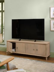 Light Sadie Soild Mango Wood Up to 65 inch TV Unit - Image 6 of 11