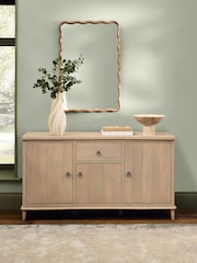 Light Sadie Soild Mango Wood Large Sideboard - Image 5 of 12