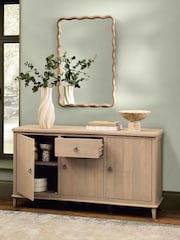 Light Sadie Soild Mango Wood Large Sideboard - Image 6 of 12