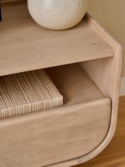 Light Blythe Solid Mango Wood Wide TV Unit - Image 4 of 10