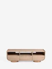Light Blythe Solid Mango Wood Wide TV Unit - Image 9 of 10