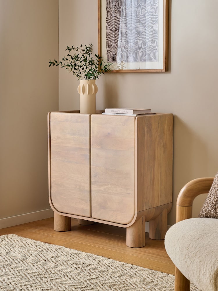 Light Blythe Solid Mango Wood Small Sideboard - Image 1 of 9