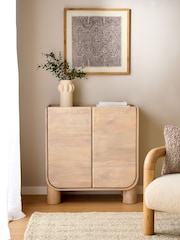 Light Blythe Solid Mango Wood Small Sideboard - Image 2 of 9