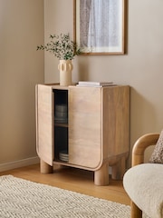 Light Blythe Solid Mango Wood Small Sideboard - Image 3 of 9