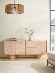 Light Blythe Solid Mango Wood Large Sideboard - Image 1 of 10
