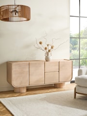 Light Blythe Solid Mango Wood Large Sideboard - Image 2 of 10