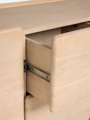 Light Blythe Solid Mango Wood Large Sideboard - Image 9 of 10