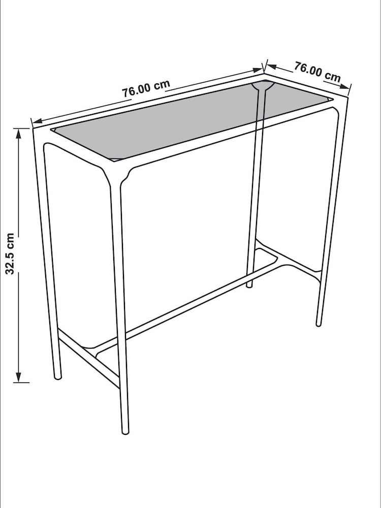 Gold Wrought Glass Top Console Table - Image 4 of 4 Gold Wrought Glass Top Console Table - Image 4 of 4