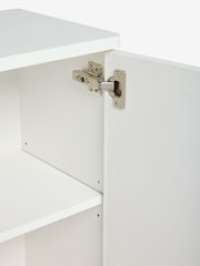 White Evie Gloss Space Saving Large Slim Sideboard - Image 13 of 13