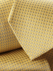 Charles Tyrwhitt Yellow Stain Resistant Pattern Tie - Image 2 of 2