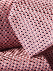 Charles Tyrwhitt Pink Stain Resistant Pattern Tie - Image 2 of 2