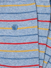 FatFace Blue Men's Striped Socks - Image 3 of 3