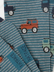 FatFace Blue Teal Men's Off Roader Socks - Image 2 of 2