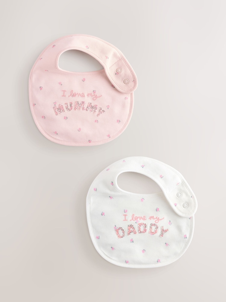 Maman papa - Baby Family Bibs 2 Pack - Image 1 de 3