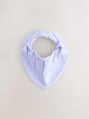 Helle Pastellfarbe - Baby Dribble-Lätzchen aus 100 % Baumwolle im 5er-Pack - Bild 2 von 8