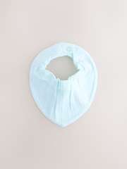 Helle Pastellfarbe - Baby Dribble-Lätzchen aus 100 % Baumwolle im 5er-Pack - Bild 3 von 8