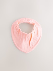 Helle Pastellfarbe - Baby Dribble-Lätzchen aus 100 % Baumwolle im 5er-Pack - Bild 6 von 8