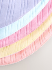 Helle Pastellfarbe - Baby Dribble-Lätzchen aus 100 % Baumwolle im 5er-Pack - Bild 8 von 8