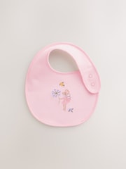 Pink Mouse Baby Bibs 5 Pack - Image 2 of 8
