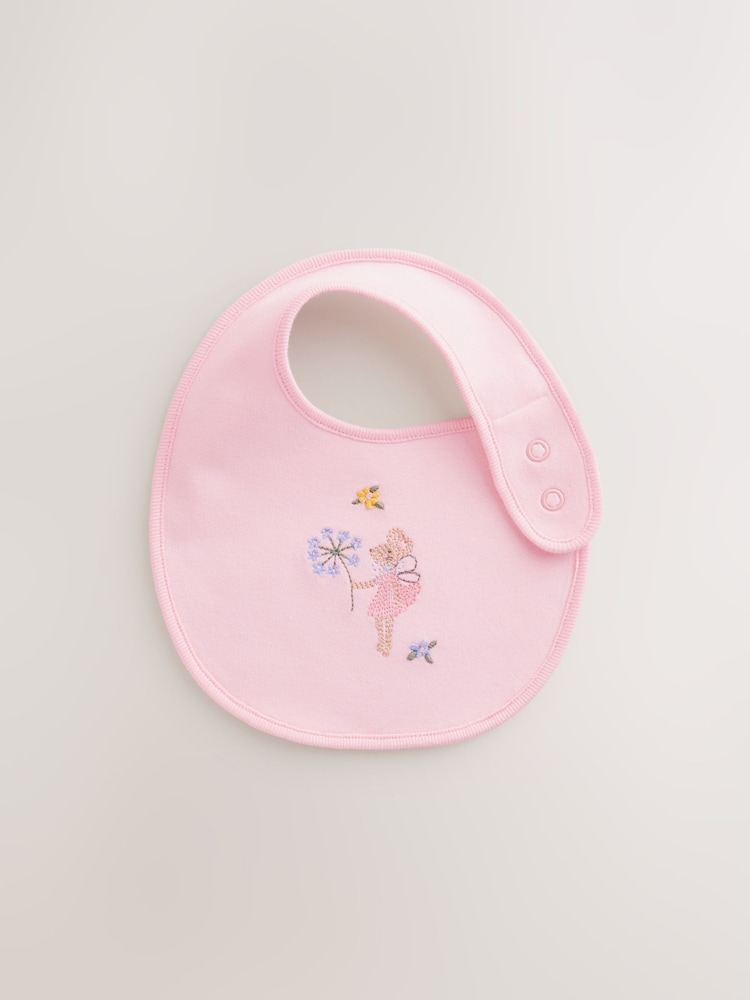 Pink Mouse Baby Bibs 5 Pack - Image 2 of 8